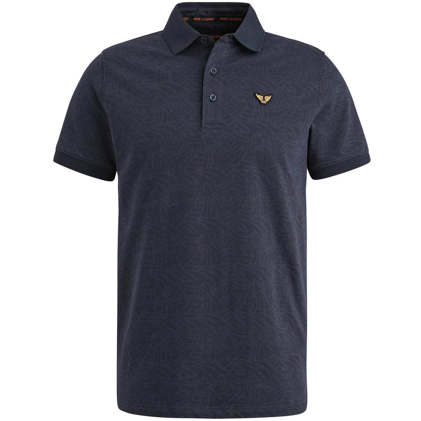 Poloshirt aus Baumwollmix - 5281-Salute - Blau