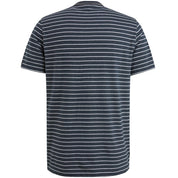T-Shirt aus Baumwollmix - 5281-Salute - Blau