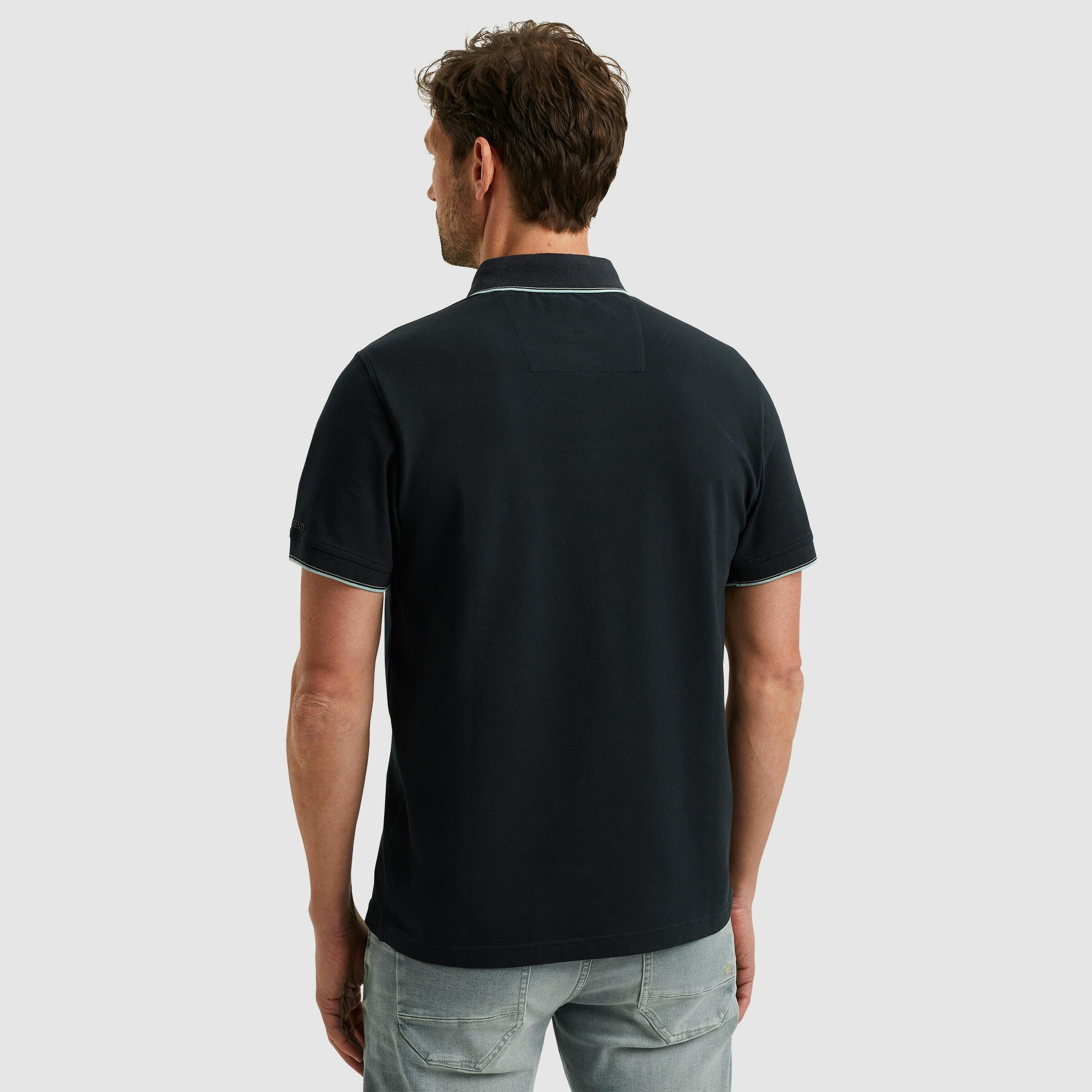 Poloshirt aus Baumwolle - 5281-Salute - Blau