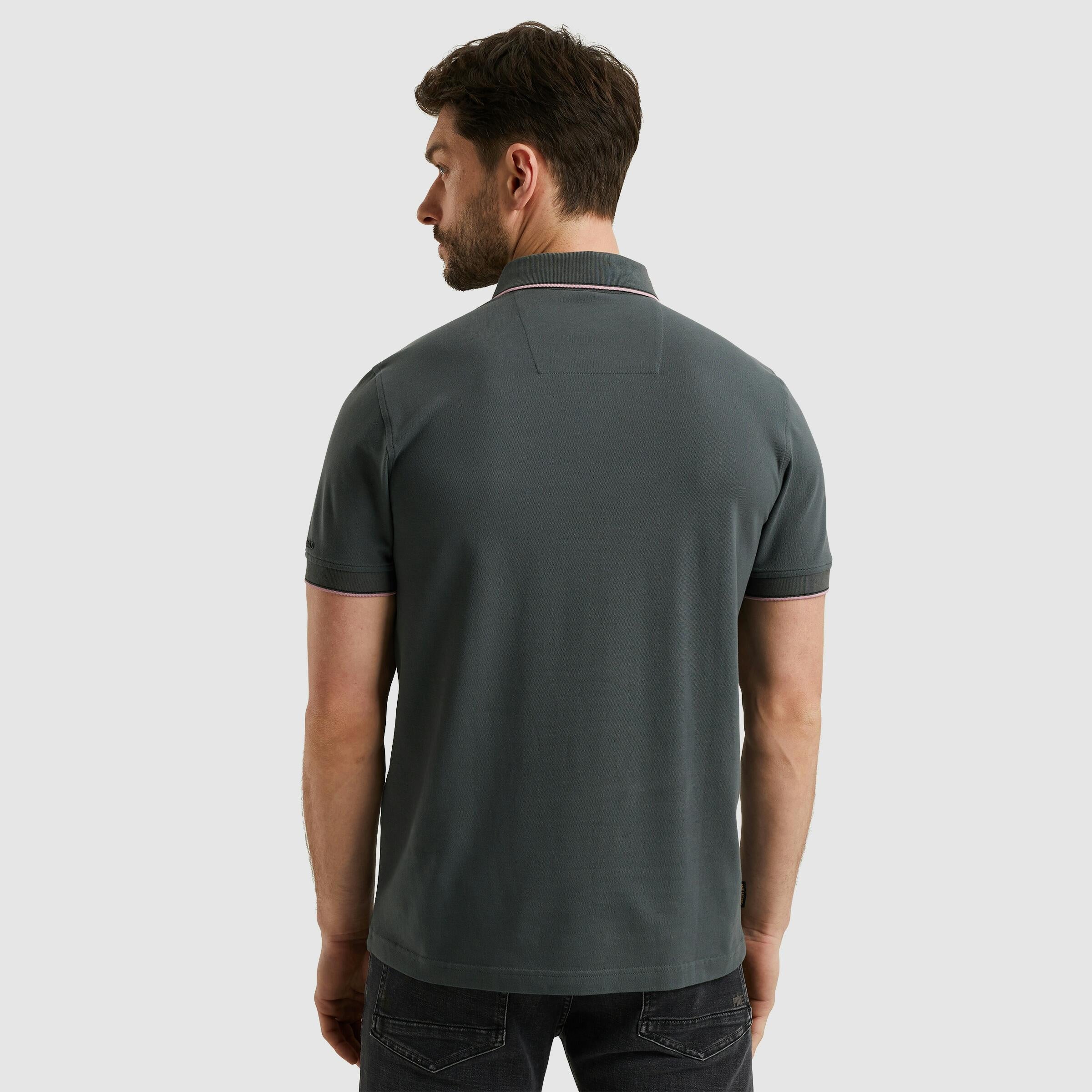 Poloshirt aus Baumwolle - 9076-Dark Slate - Grau