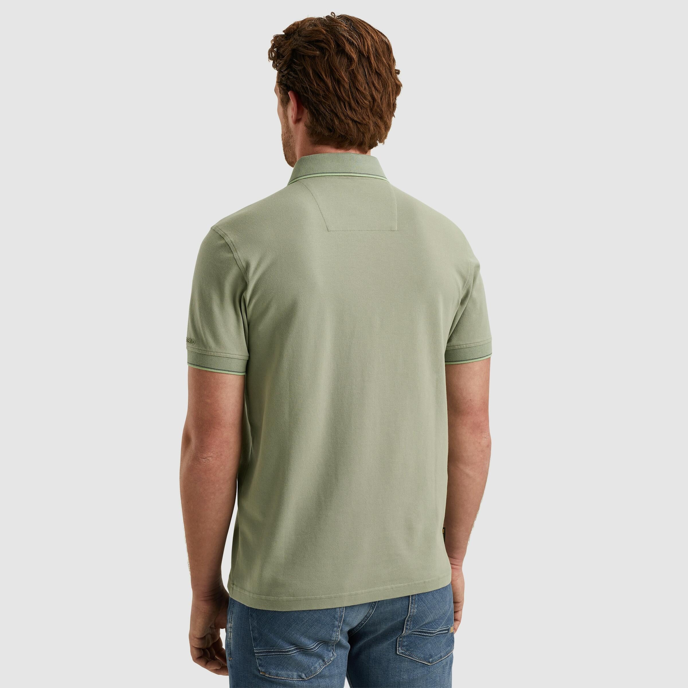 Poloshirt aus Baumwolle - 6170-Shadow - Grün