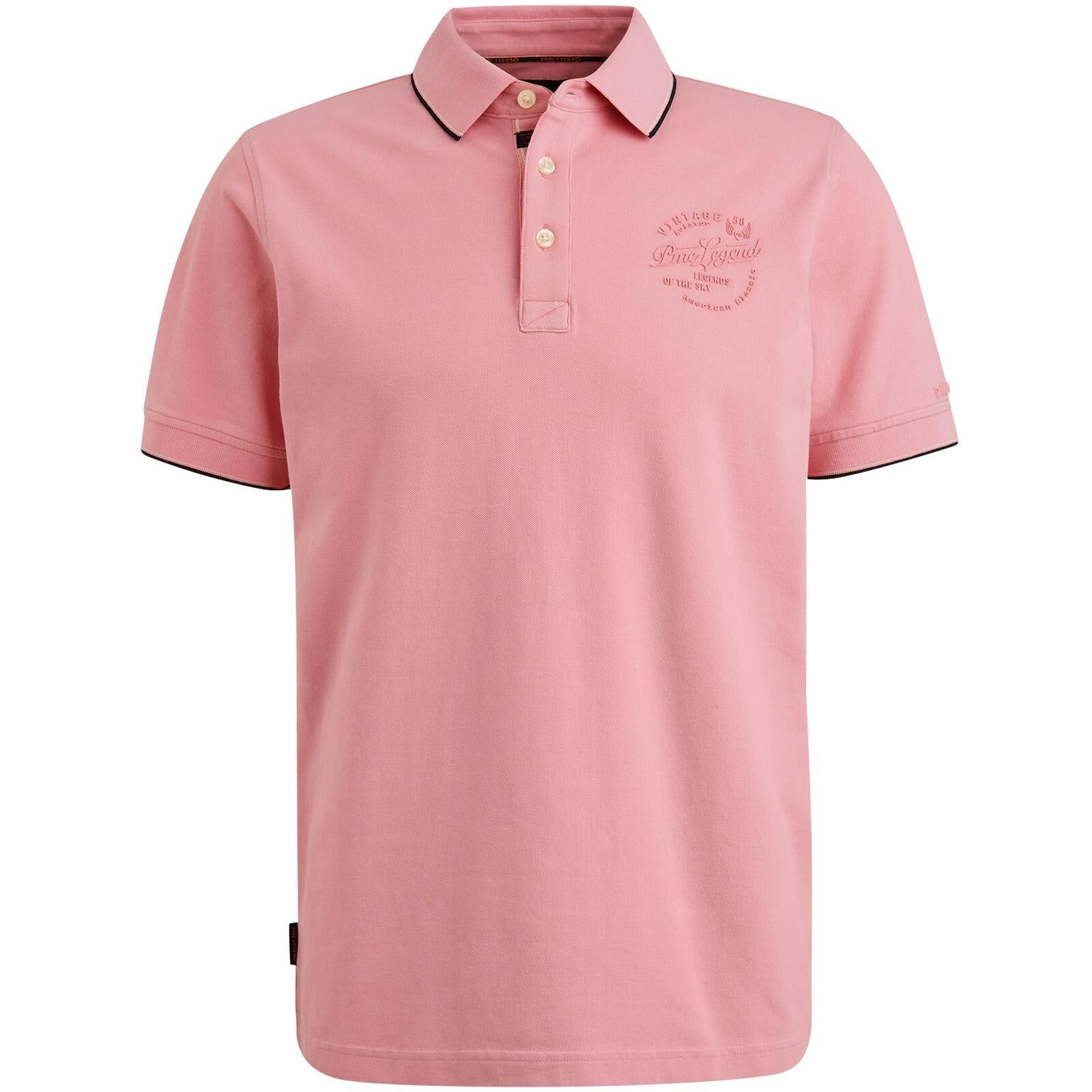Poloshirt aus Baumwolle - 4038-Moonlight Mauve - Rosa