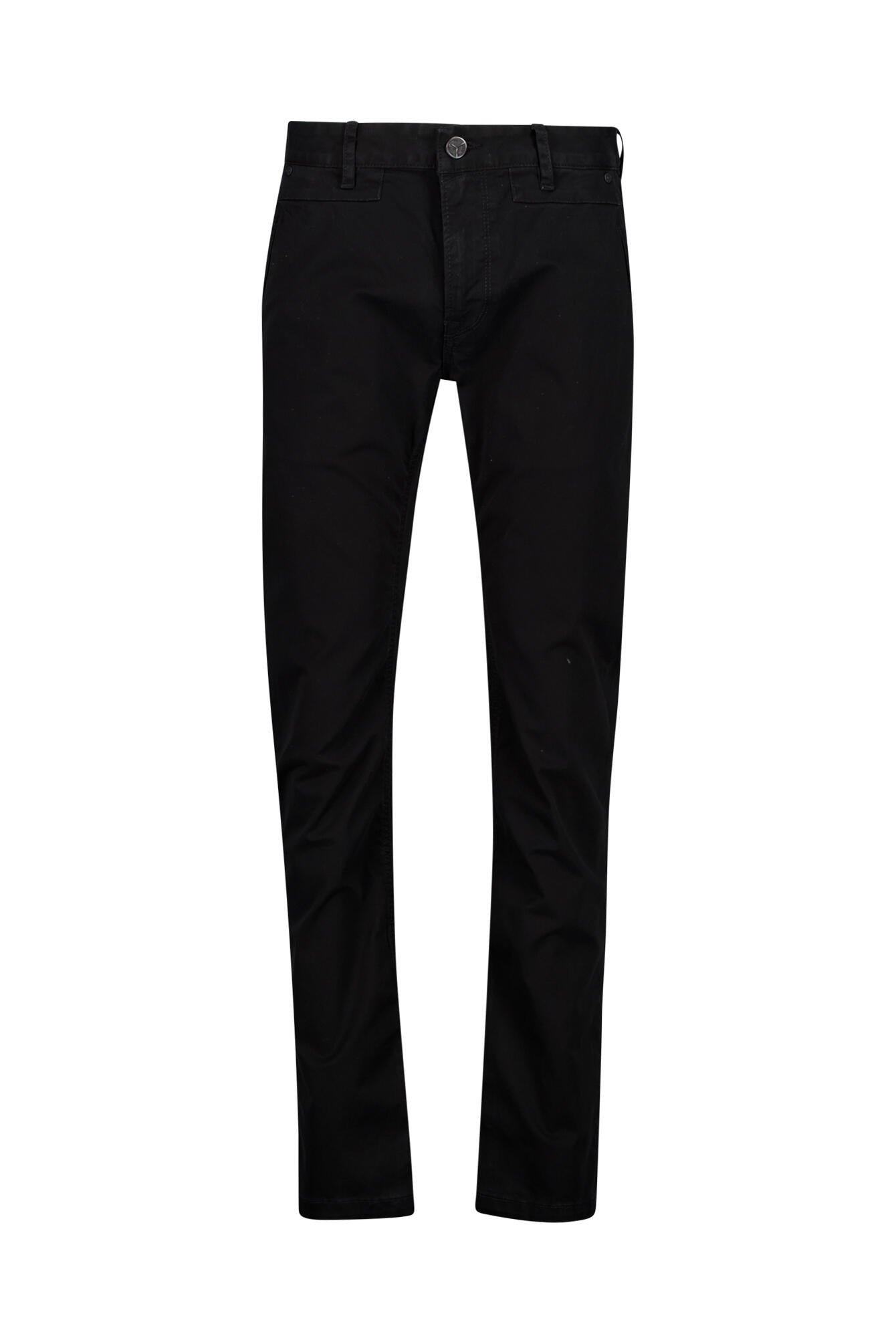 Chinohose Regular Fit - 999-999 - Schwarz