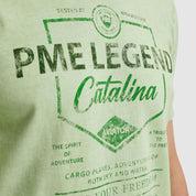 T-Shirt aus Baumwolle - 6258-Quiet Green - Grün