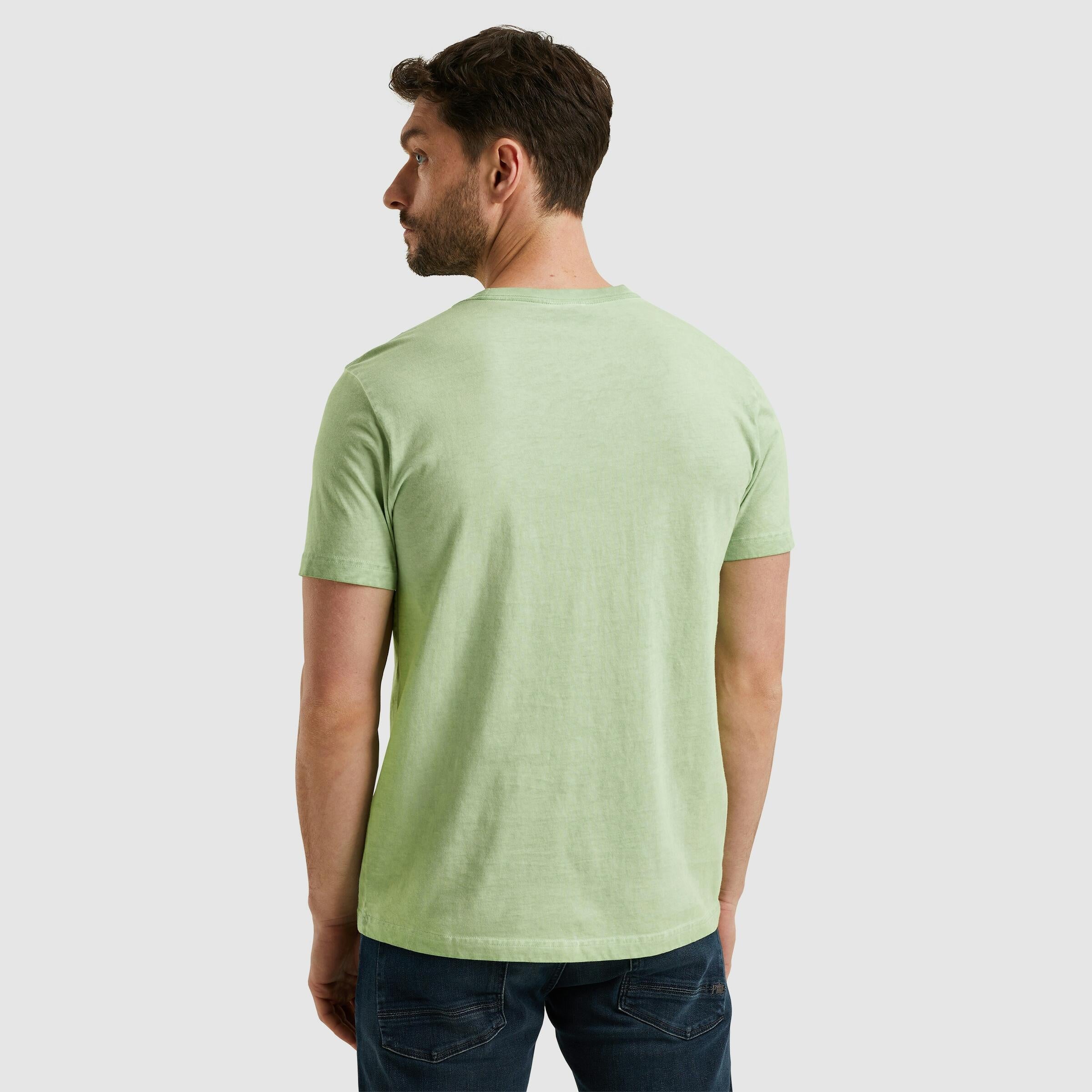 T-Shirt aus Baumwolle - 6258-Quiet Green - Grün