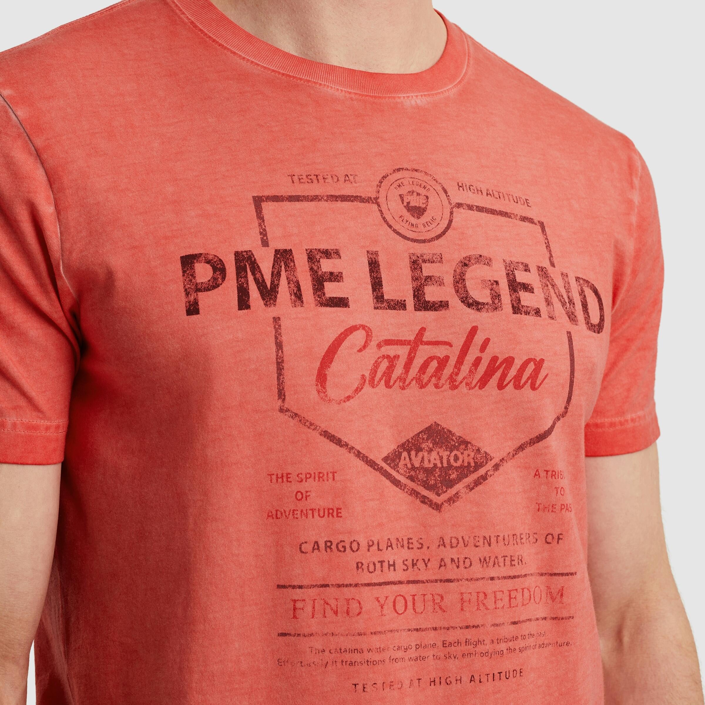 T-Shirt aus Baumwolle - 3067-Porcelain Rose - Rot