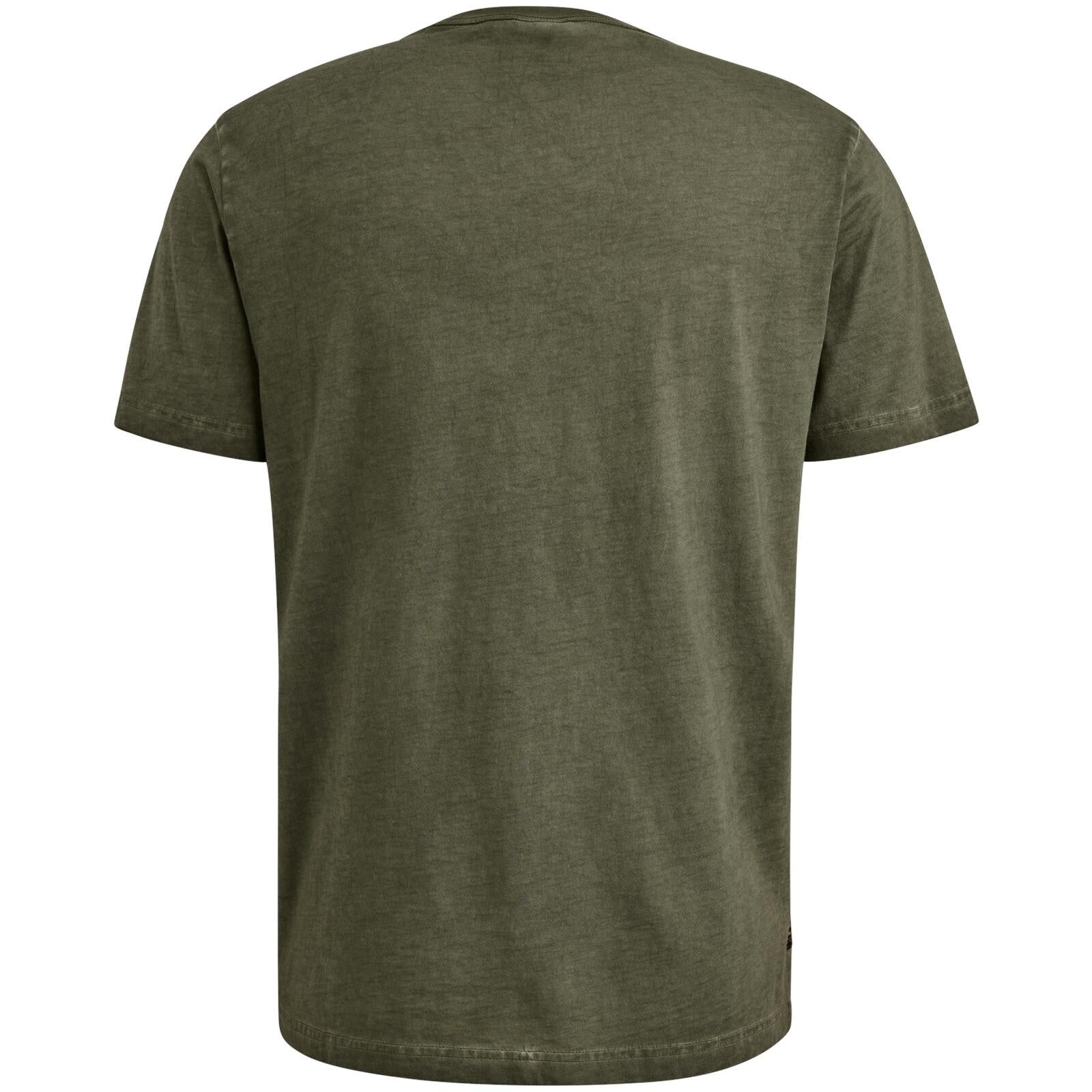 T-Shirt aus Baumwolle - 6149-Deep Lichen Green - Grün