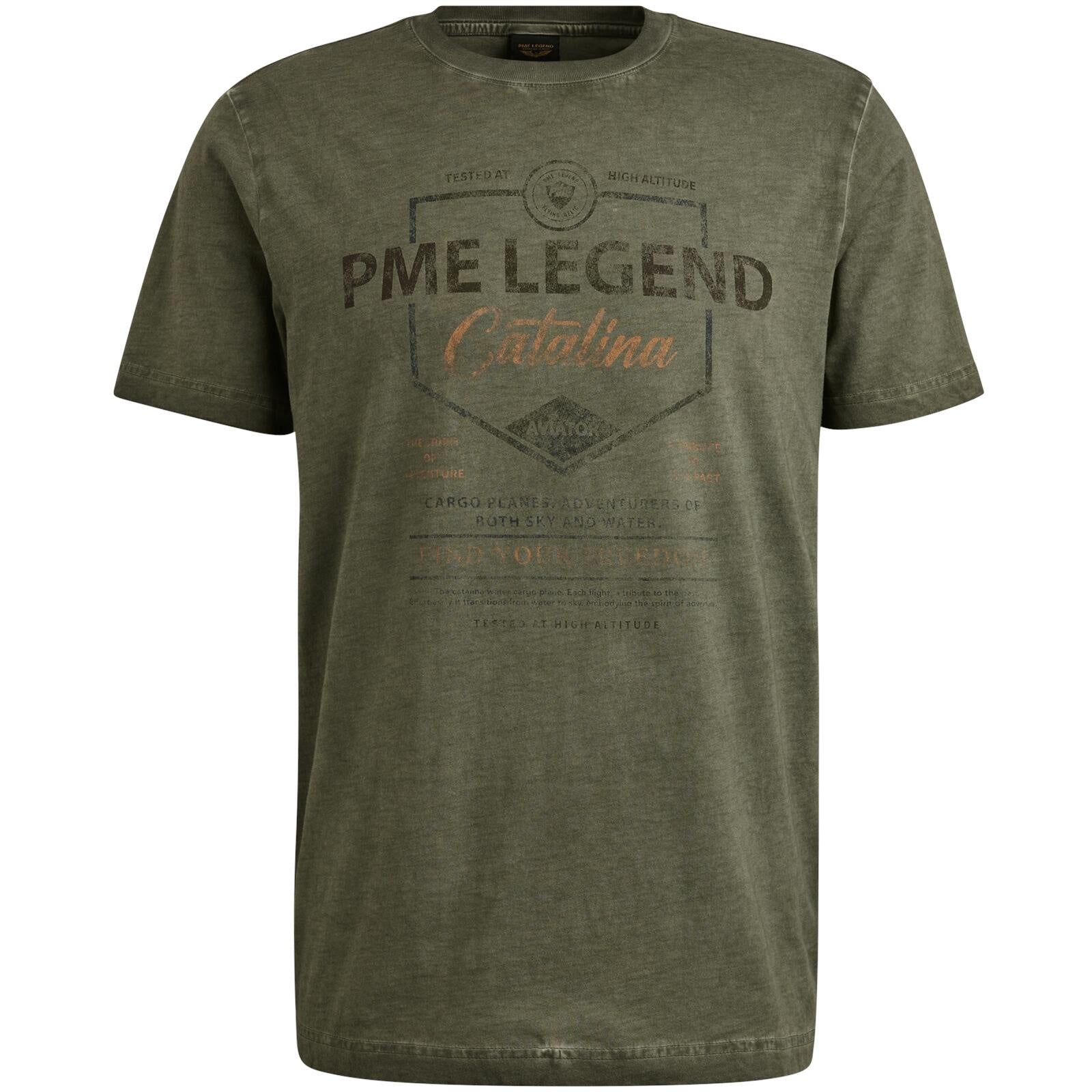 T-Shirt aus Baumwolle - 6149-Deep Lichen Green - Grün