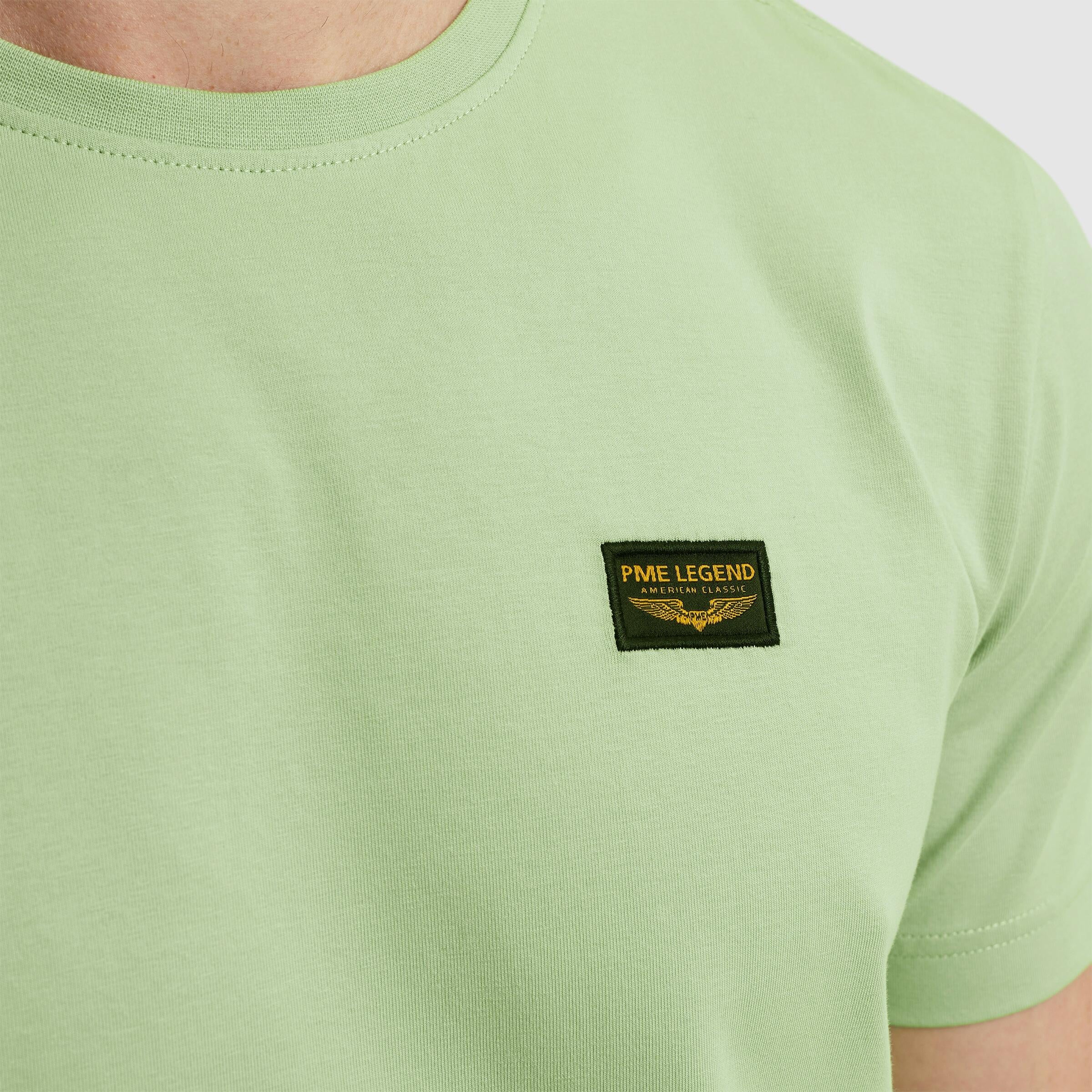 T-Shirt aus Baumwolle - 6258-Quiet Green - Grün