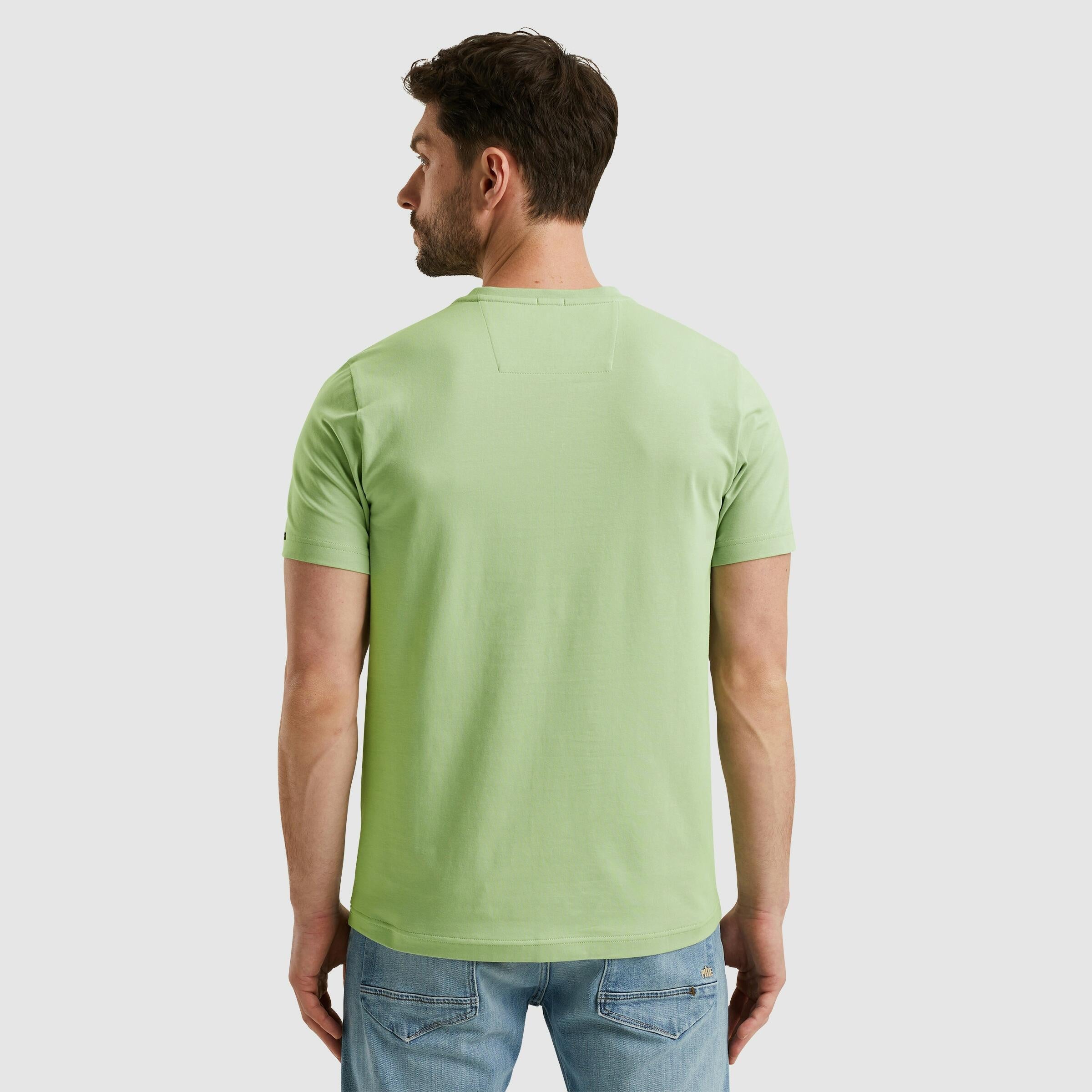 T-Shirt aus Baumwolle - 6258-Quiet Green - Grün