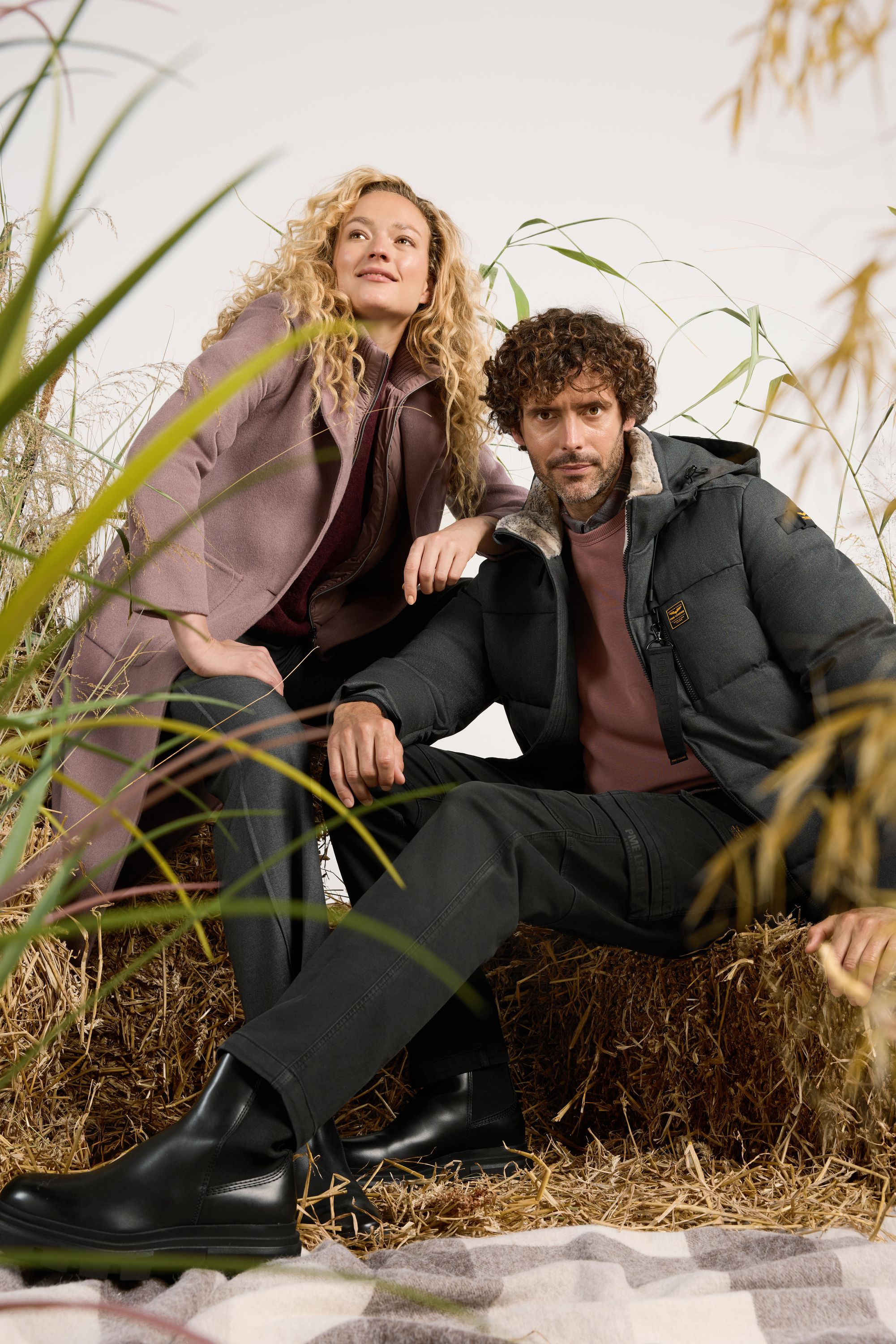 Winterjacke YETCRAFT - 9134-Gray Pinstripe - Grau
