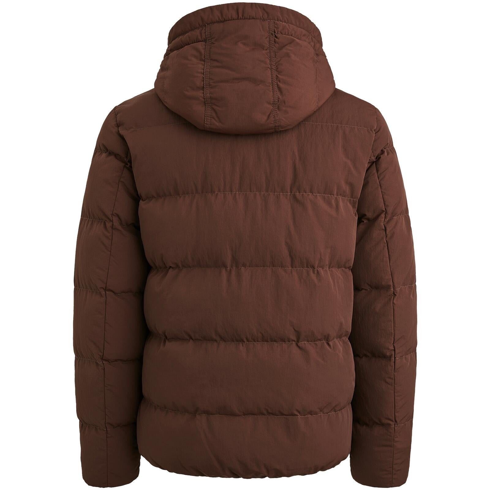 Pufferjacke - 8175-Bitter Chocolat - Rot