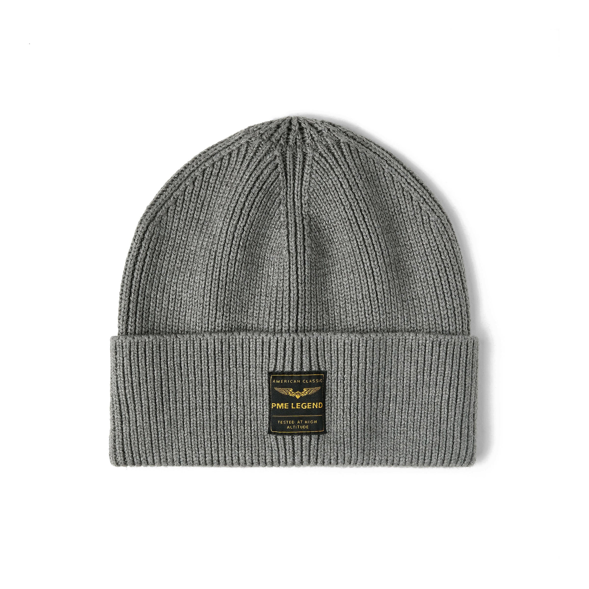 Strickmütze aus Baumwollmix - 960-Grey Melee - Grau