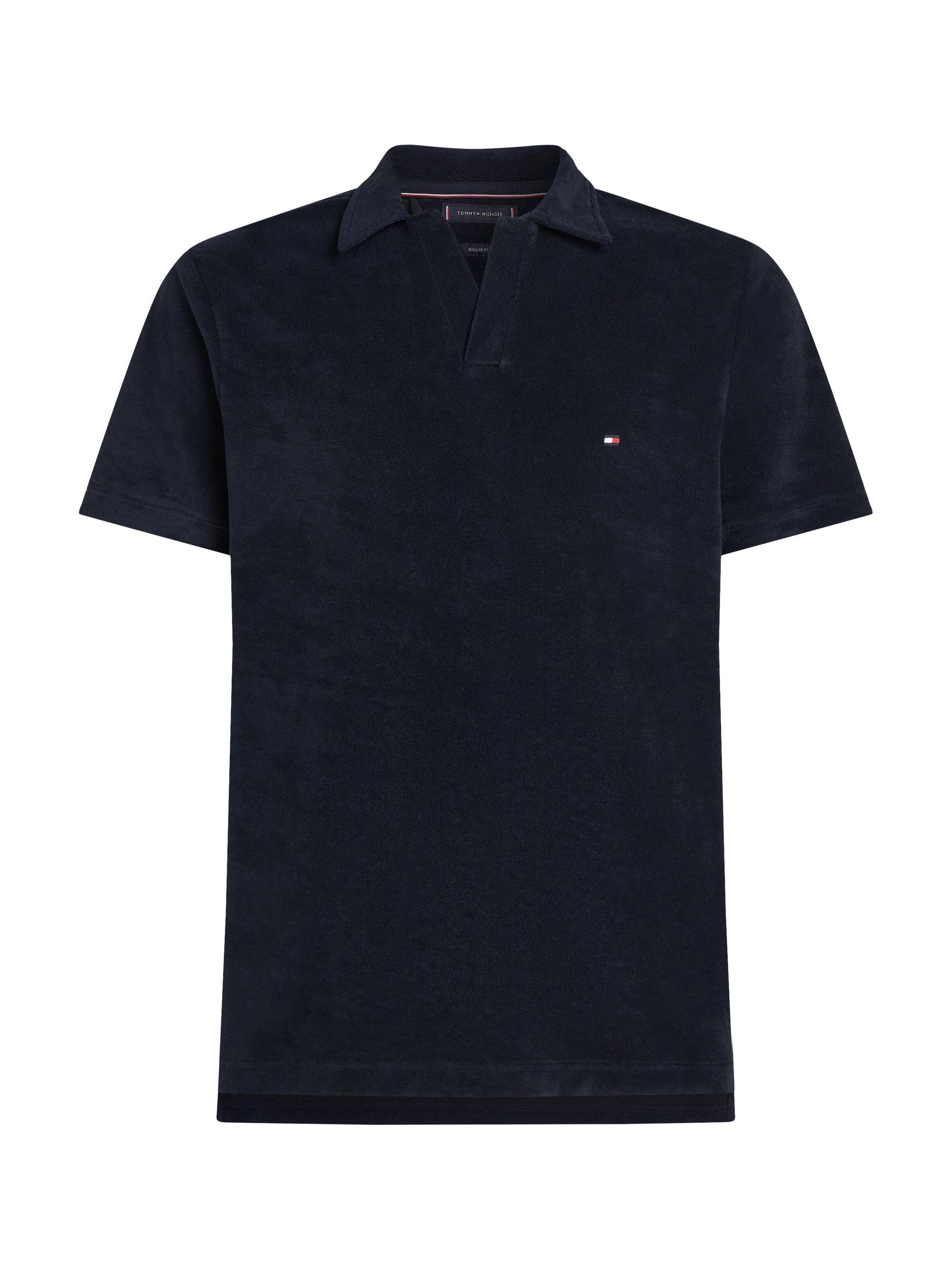 Poloshirt Frottee - DW5-BLUE - Blau