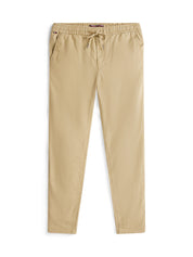 Leinenhose Relaxed Tapered Fit - RBT-KHAKI - Beige