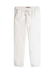 Leinenhose Relaxed Tapered Fit - YA8-WHITE - Creme