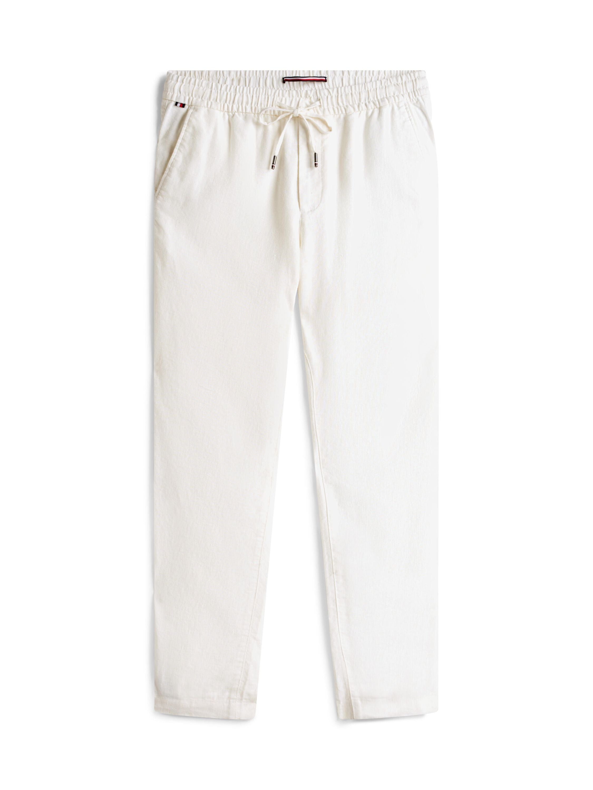 Leinenhose Relaxed Tapered Fit - YA8-WHITE - Creme