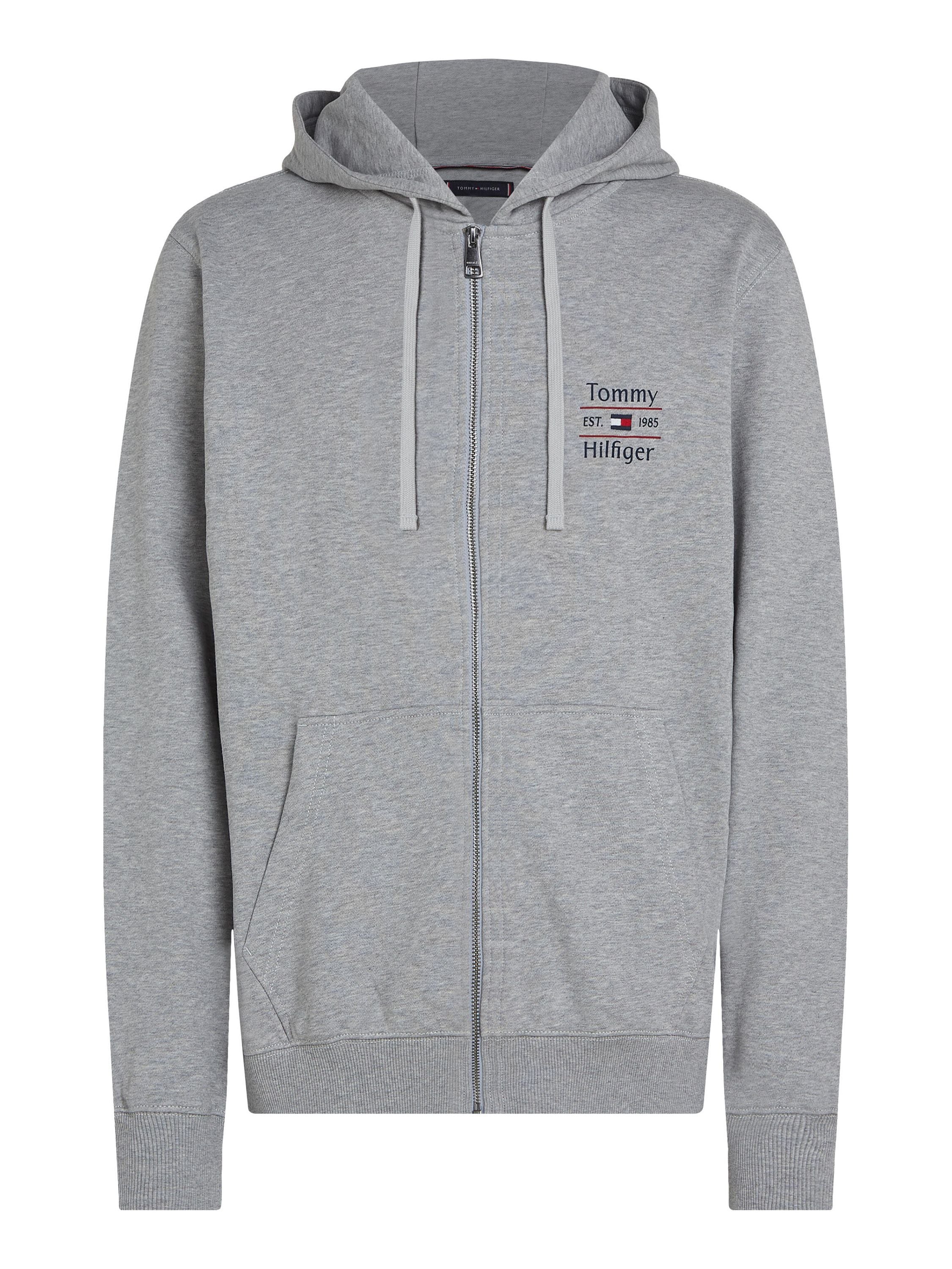 Sweatjacke aus Baumwolle - P01-GREY - Grau