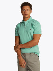 Poloshirt Slim Fit aus Baumwolle - L3J-GREEN - Grün