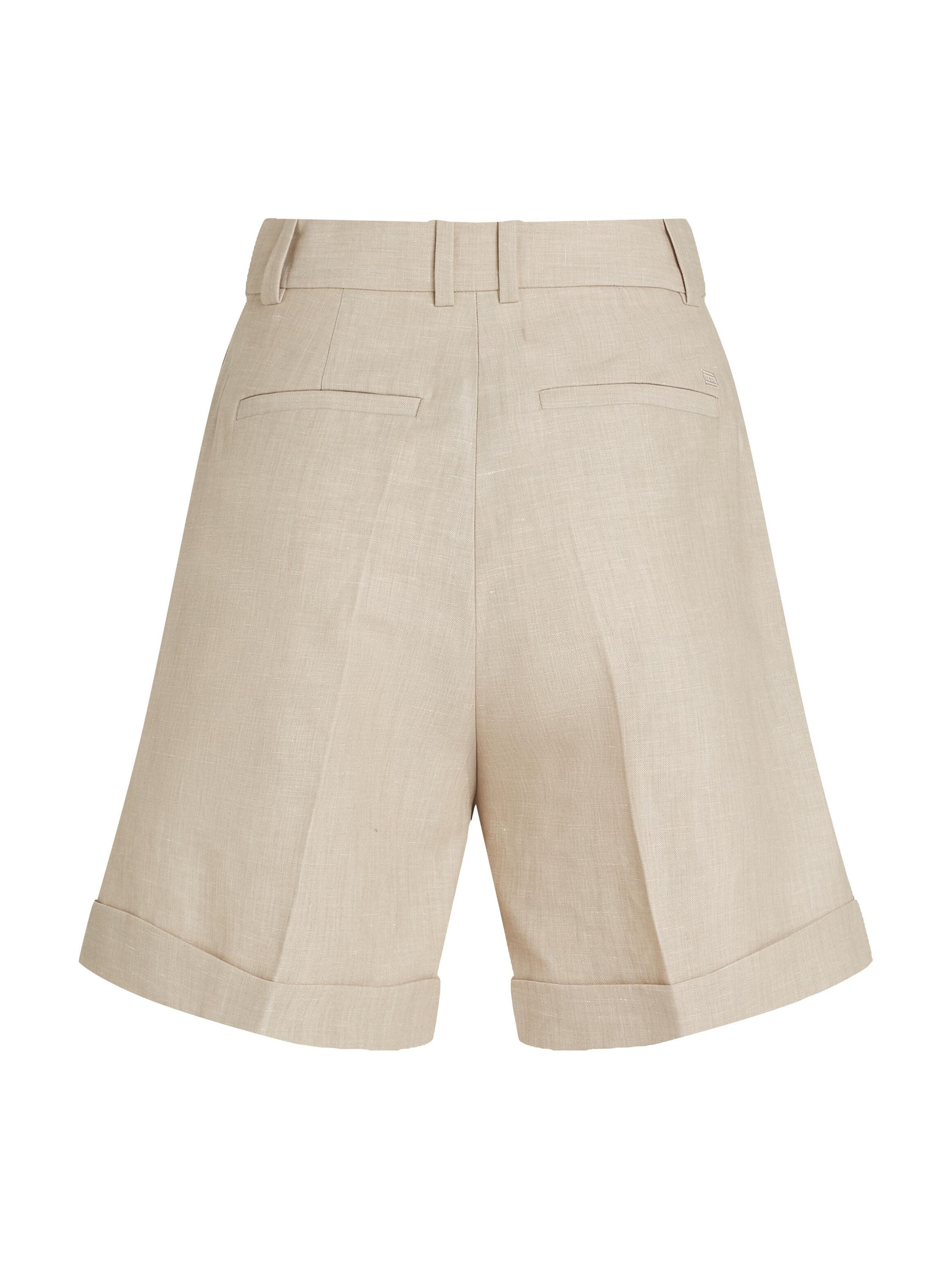 Shorts Relaxed Fit mit Bundfalten - ACI-BEIGE - Beige