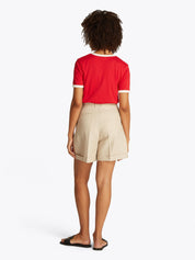 Shorts Relaxed Fit mit Bundfalten - ACI-BEIGE - Beige