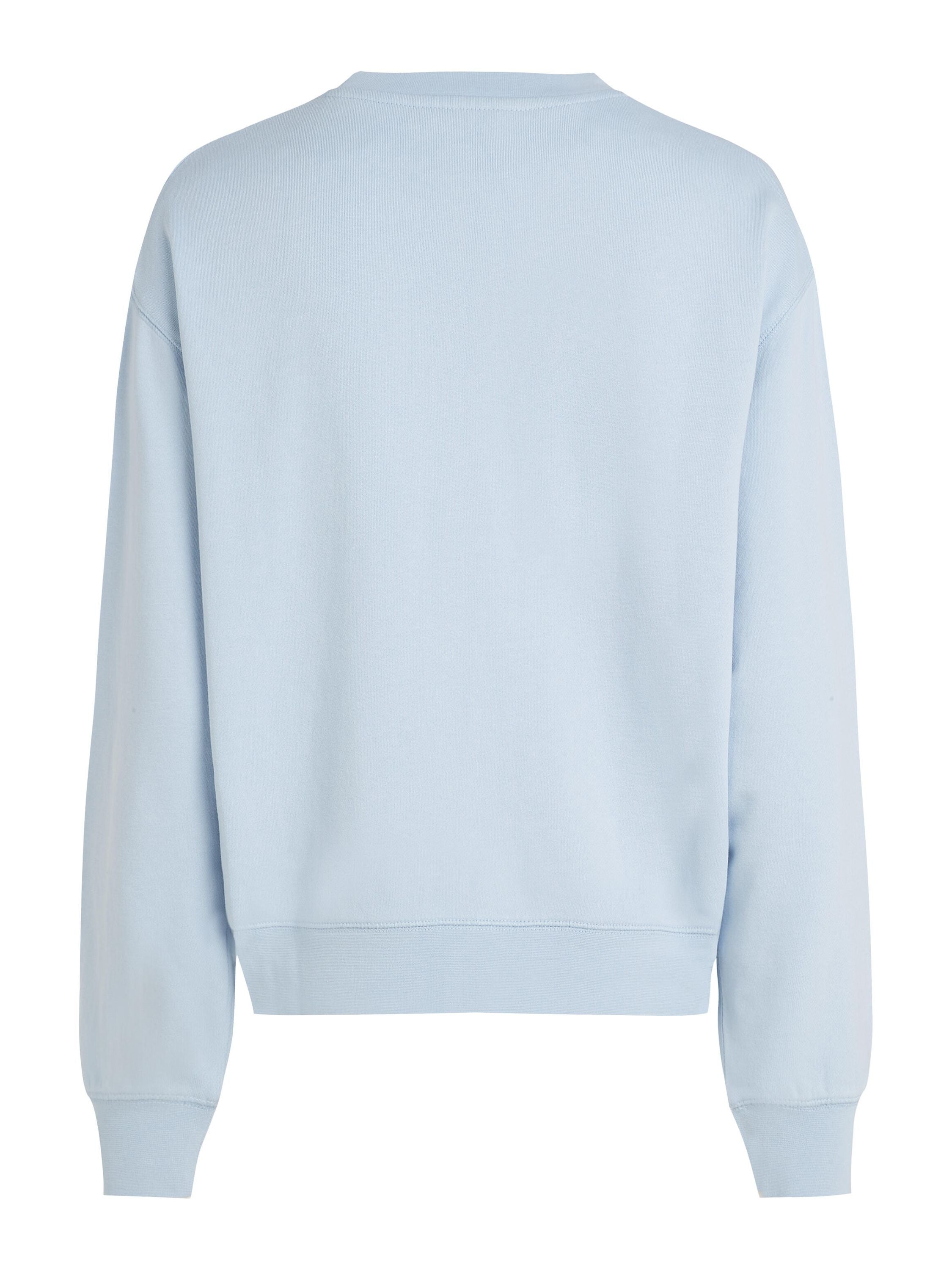 Sweatshirt aus Baumwolle - C1O-BLUE - Blau