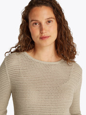 Strickpullover aus Baumwolle - RBT-KHAKI - Beige