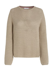 Strickpullover aus Baumwolle - RBT-KHAKI - Beige