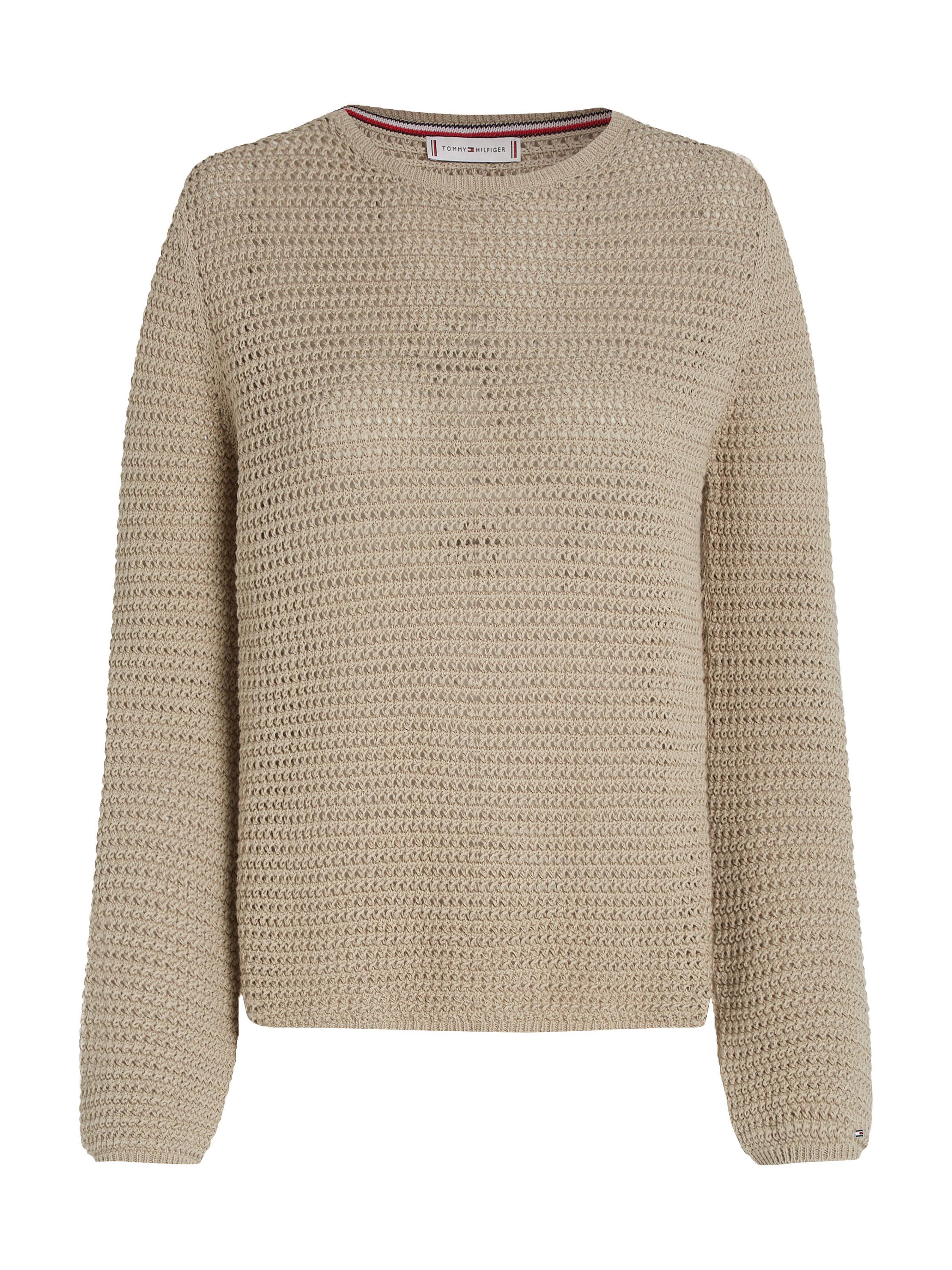 Strickpullover aus Baumwolle - RBT-KHAKI - Beige