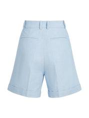 Shorts Relaxed Fit mit Bundfalten - C1O-BLUE - Blau