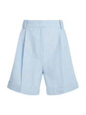 Shorts Relaxed Fit mit Bundfalten - C1O-BLUE - Blau