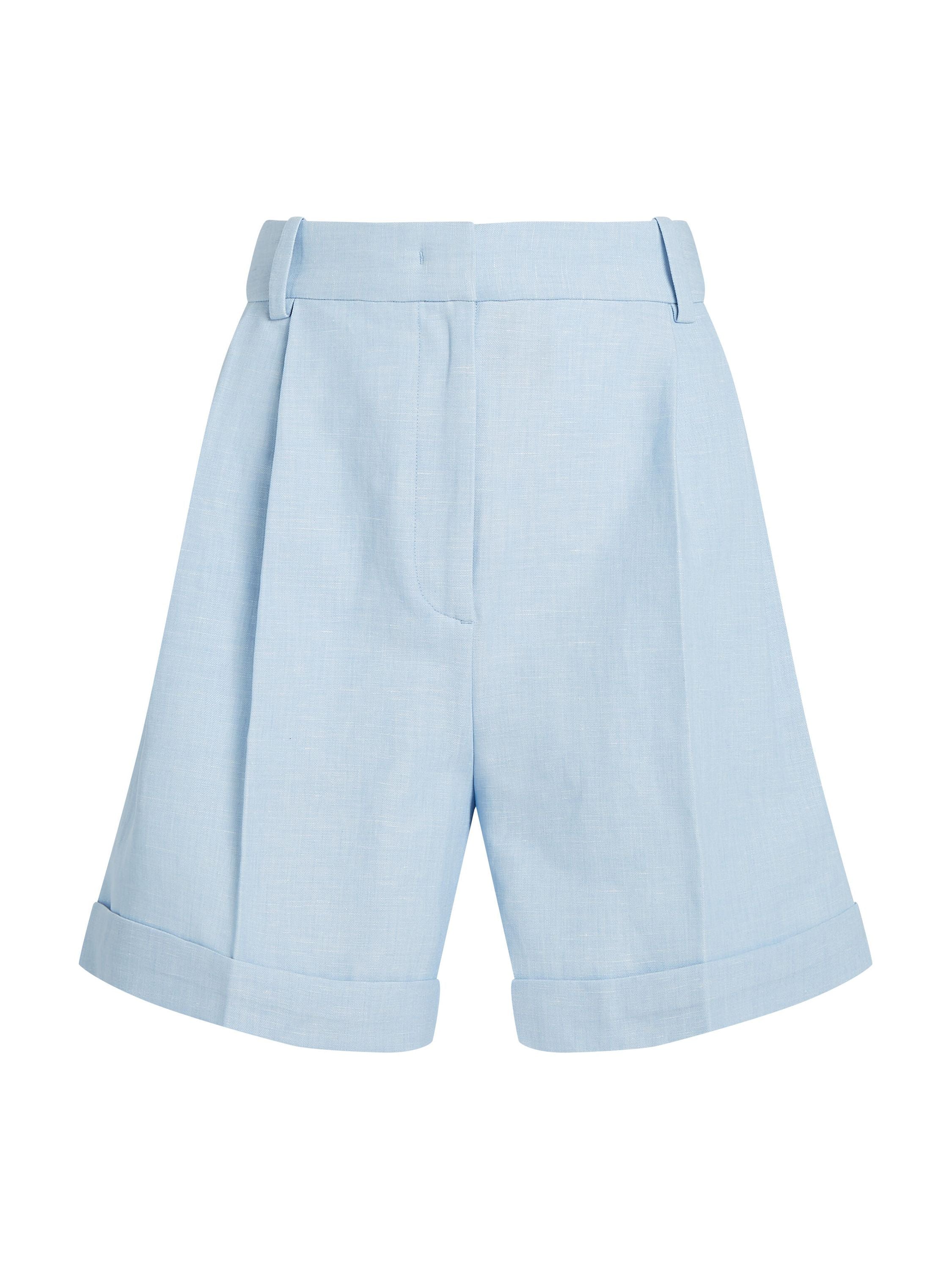 Shorts Relaxed Fit mit Bundfalten - C1O-BLUE - Blau