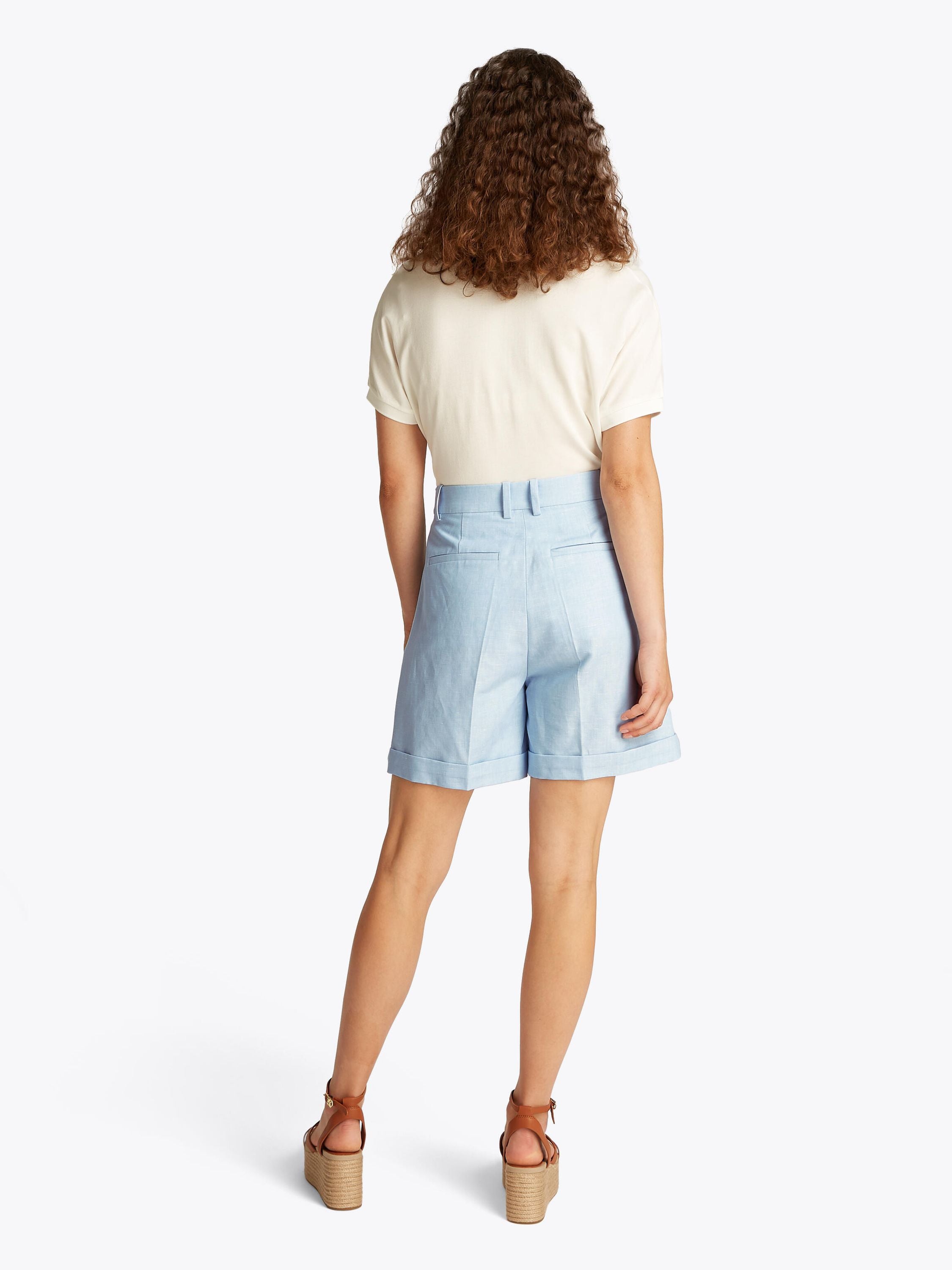 Shorts Relaxed Fit mit Bundfalten - C1O-BLUE - Blau