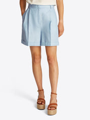Shorts Relaxed Fit mit Bundfalten - C1O-BLUE - Blau