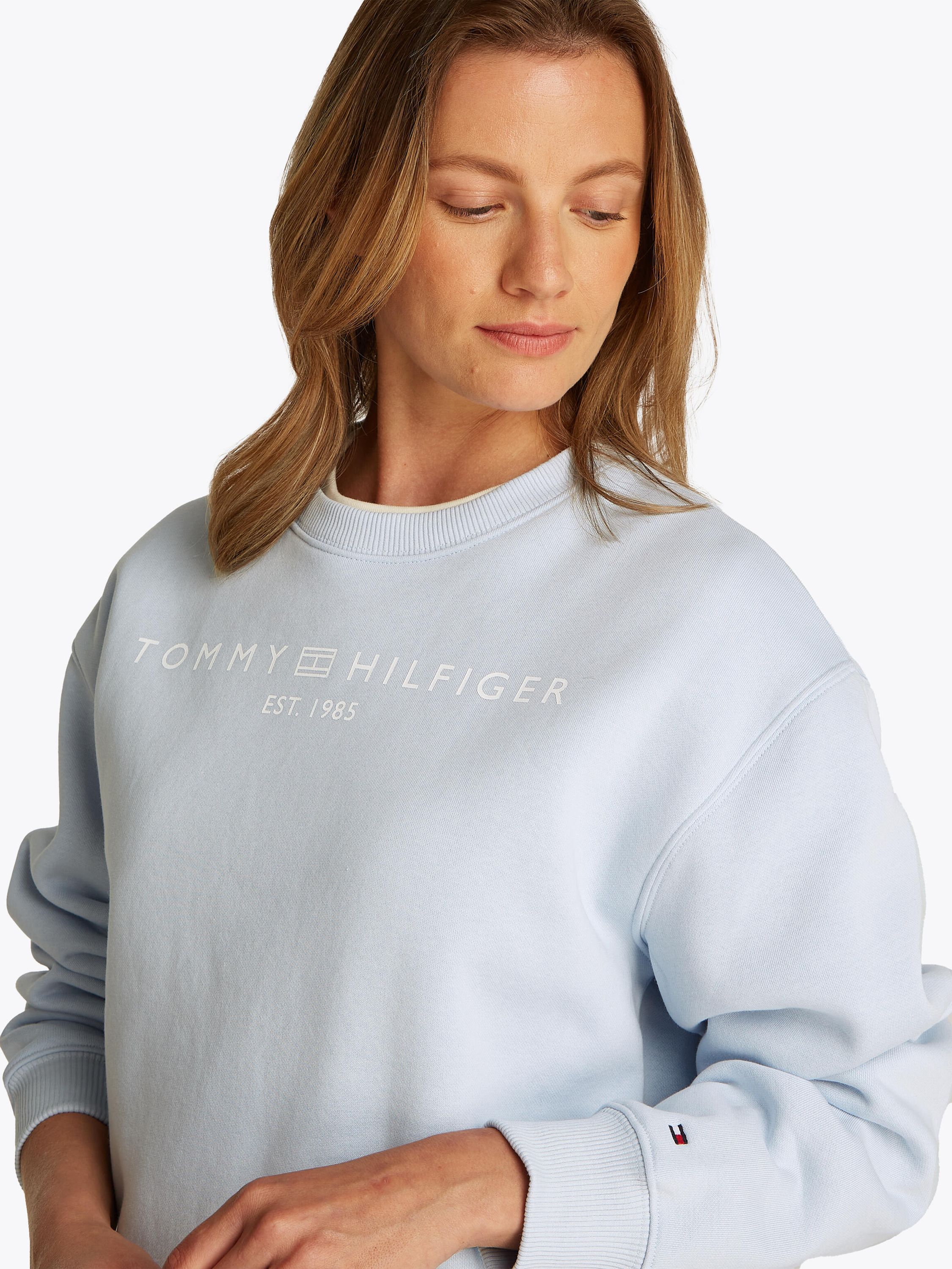 Sweatshirt aus Baumwollmix - C1O-BLUE - Blau