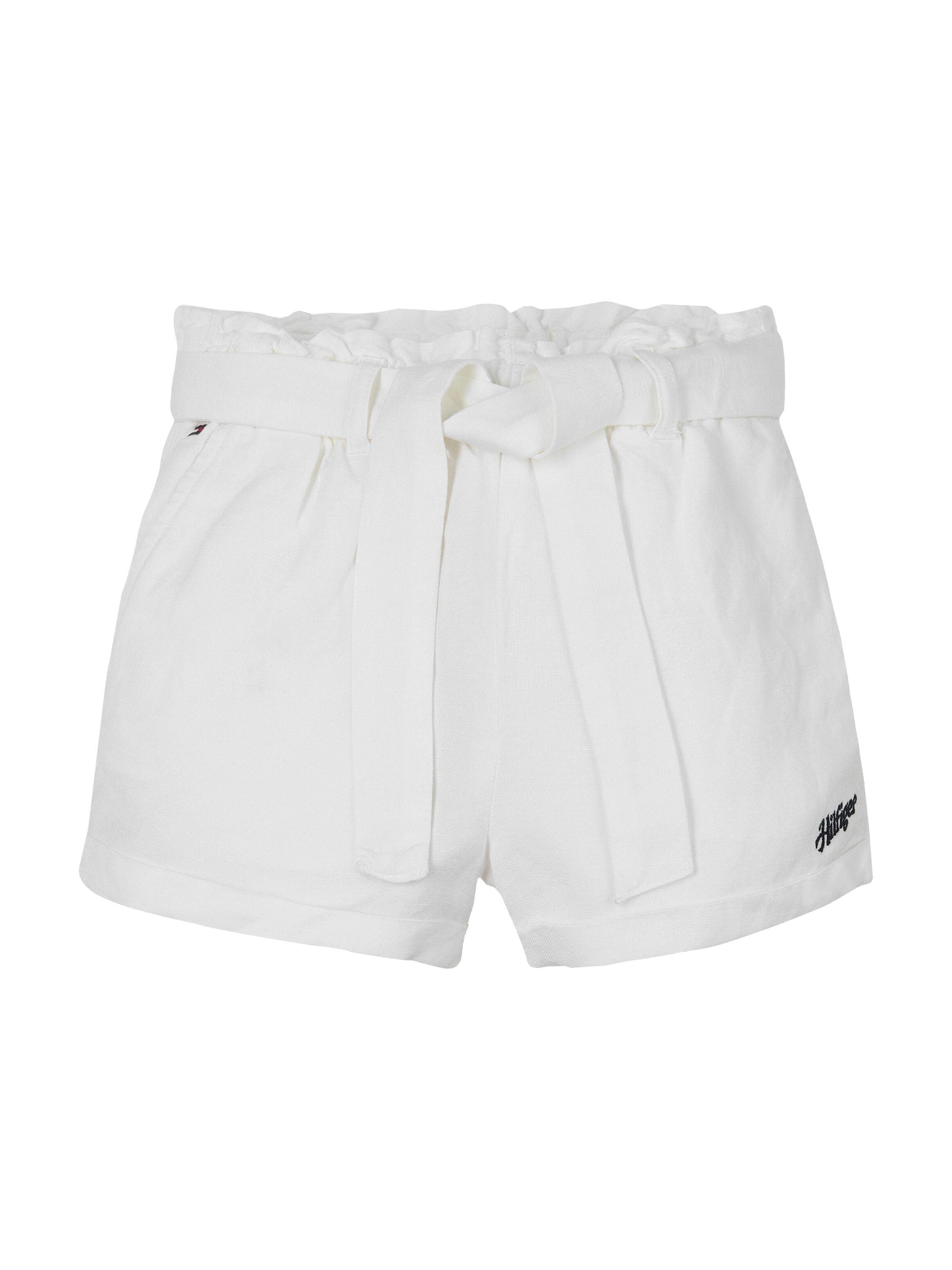 Leinenshorts Regular Fit - YBR-WHITE - Weiß