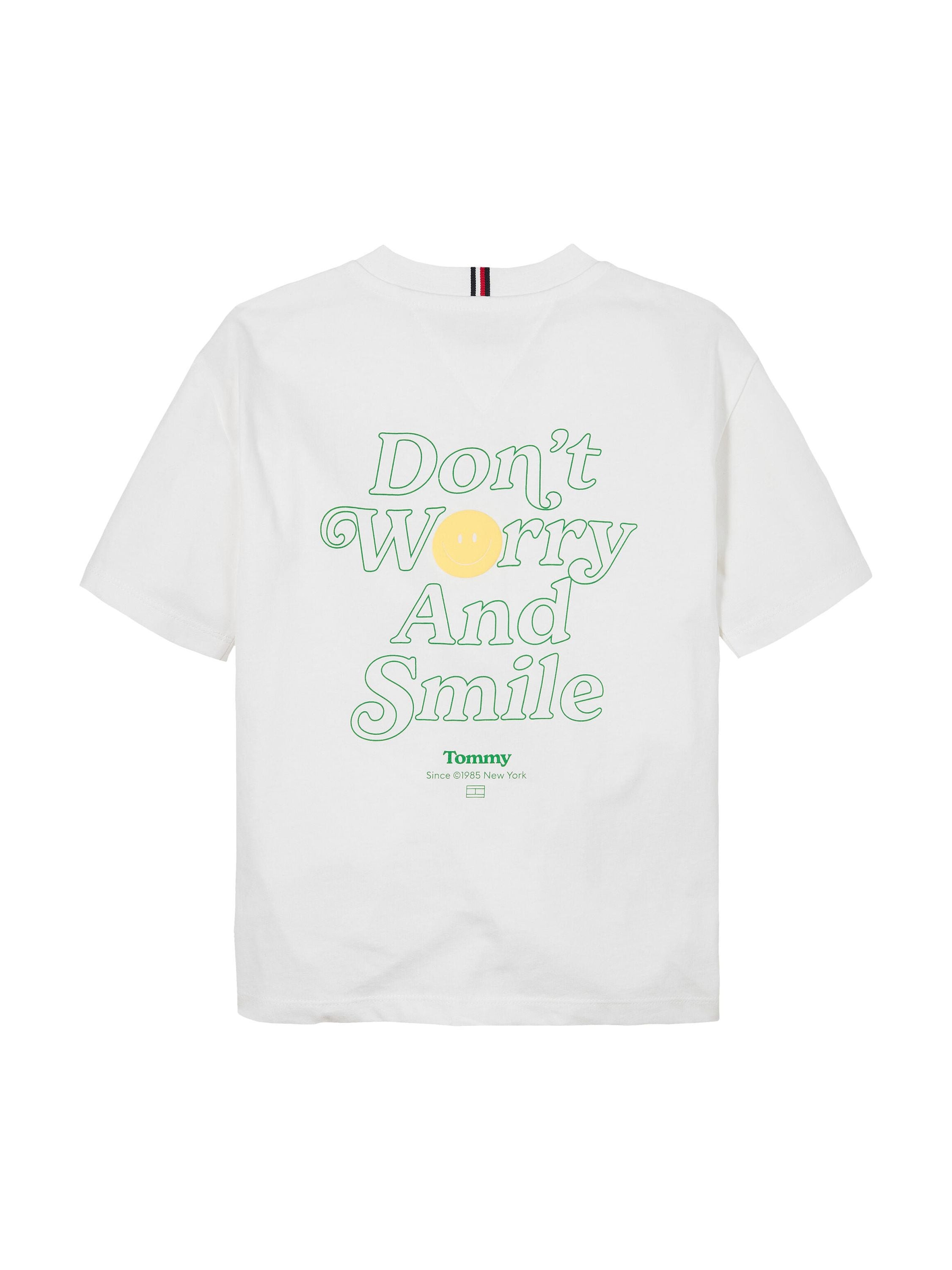 T-Shirt aus Baumwolle - YBR-WHITE - Weiß