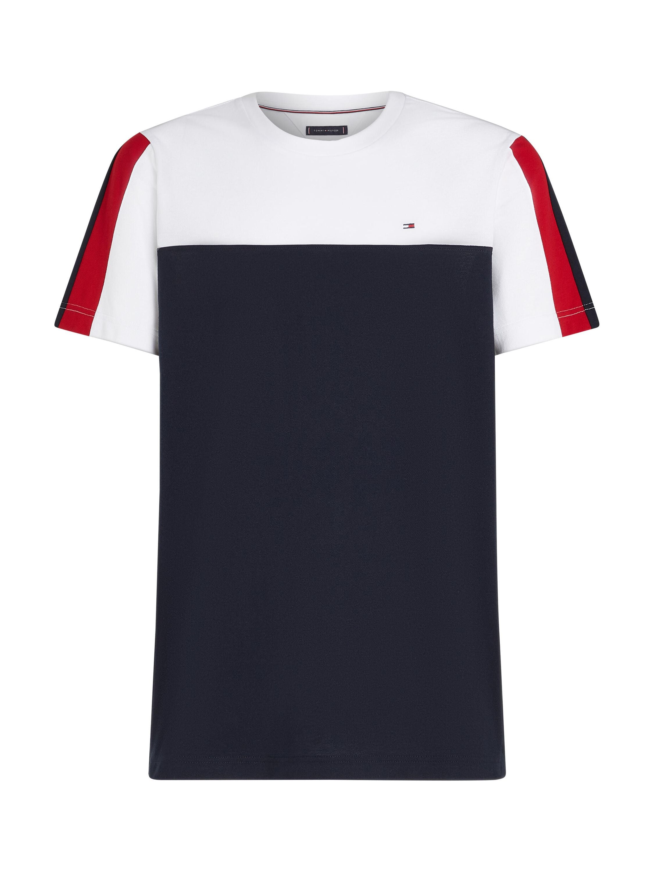 T-Shirt aus Baumwolle - DW5-BLUE - Weiß