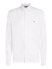 Hemd DOBBY Slim Fit TH-FLEX - YCF-WHITE - Weiß