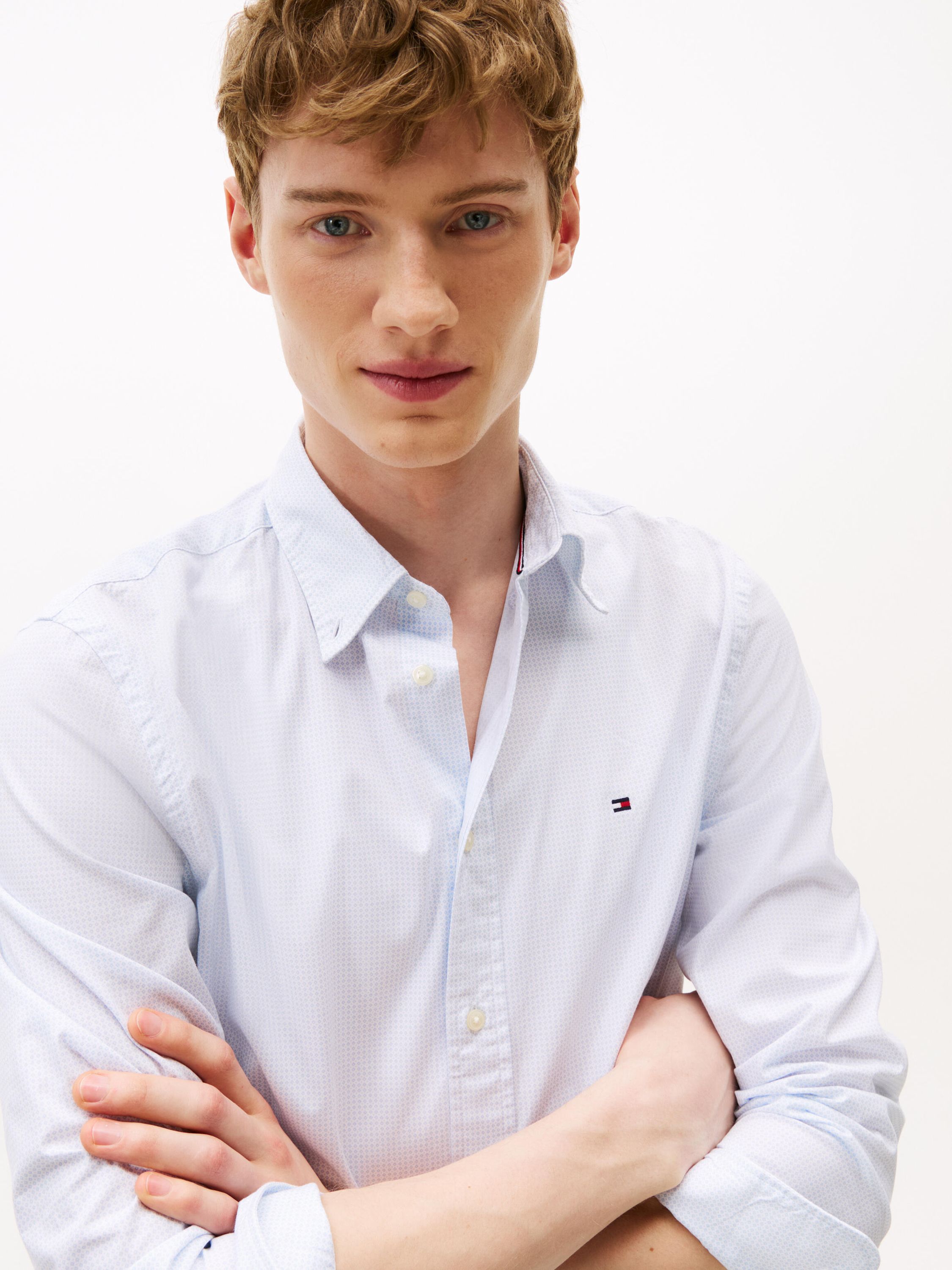 Hemd POPLIN Regular Fit - 0K4-WHITE - Weiß