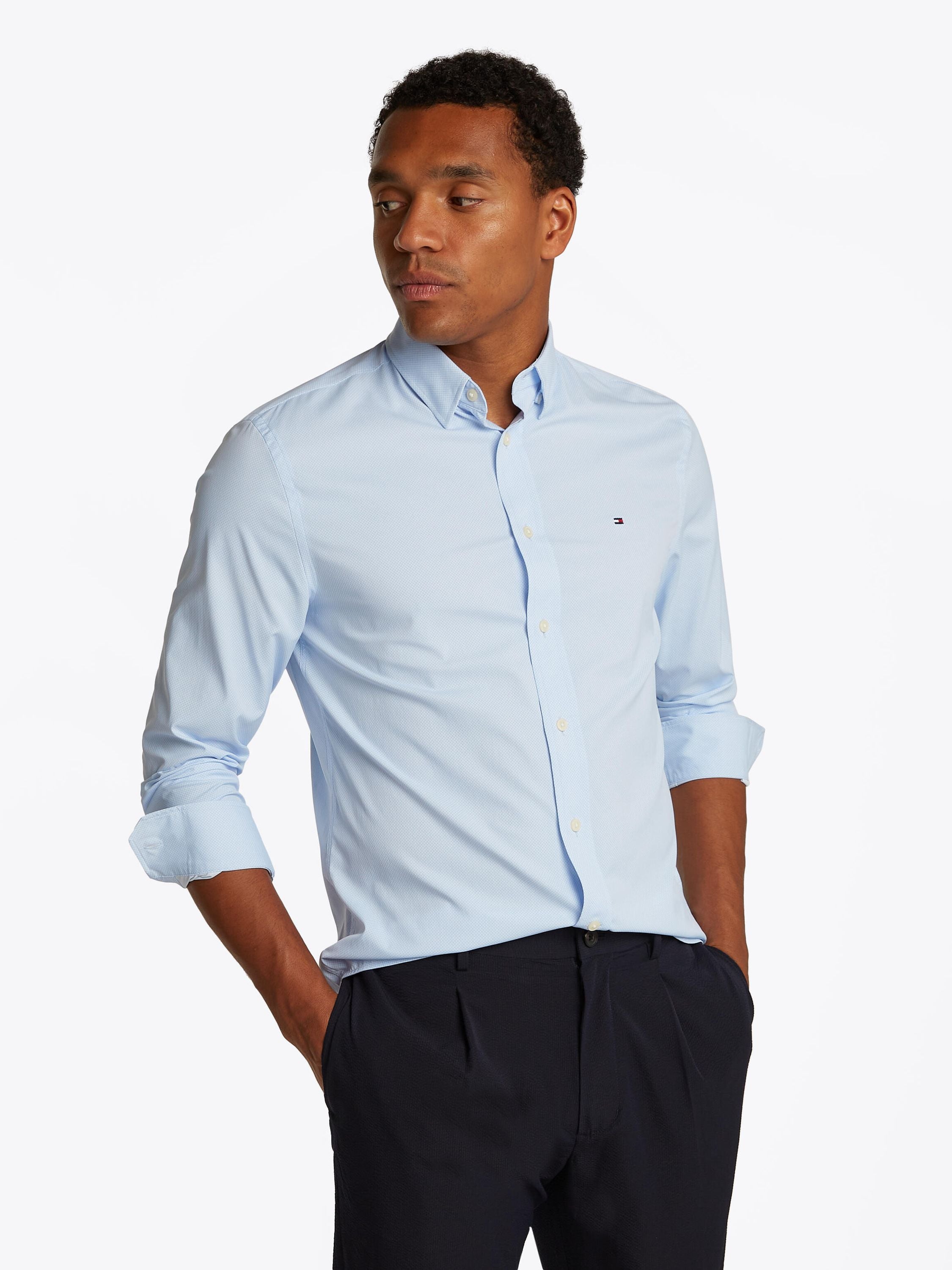 Performance-Hemd Slim Fit - 0GY-BLUE - Blau