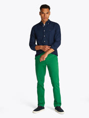 Hemd DOBBY Slim Fit TH-FLEX - DCC-BLUE - Blau