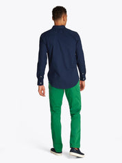 Hemd DOBBY Slim Fit TH-FLEX - DCC-BLUE - Blau