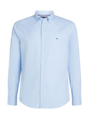 Hemd DOBBY Slim Fit TH-FLEX - C3Q-BLUE - Blau