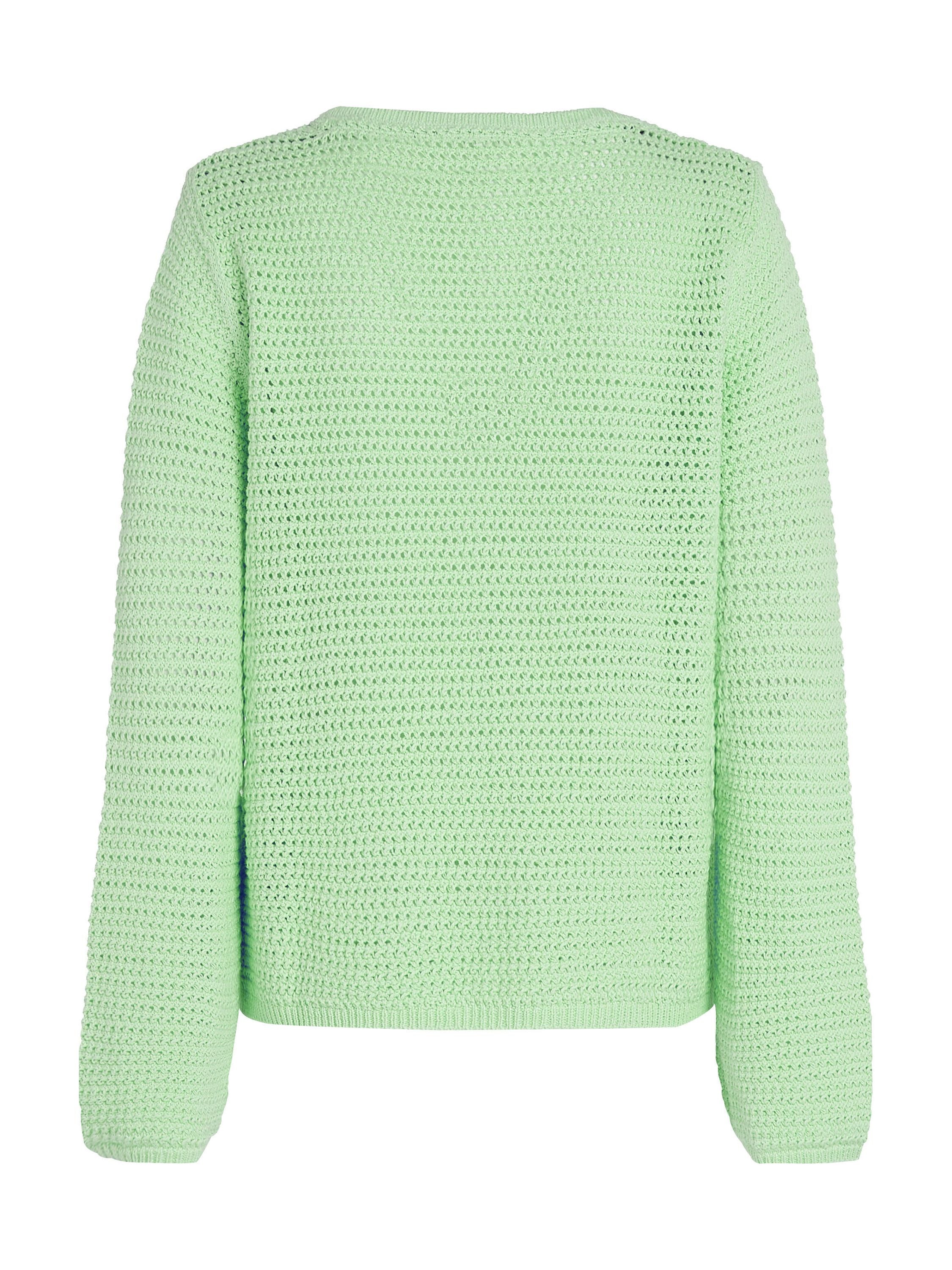 Strickpullover aus Baumwolle - LXY-GREEN - Grün