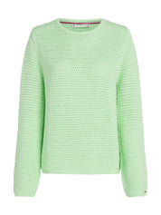 Strickpullover aus Baumwolle - LXY-GREEN - Grün