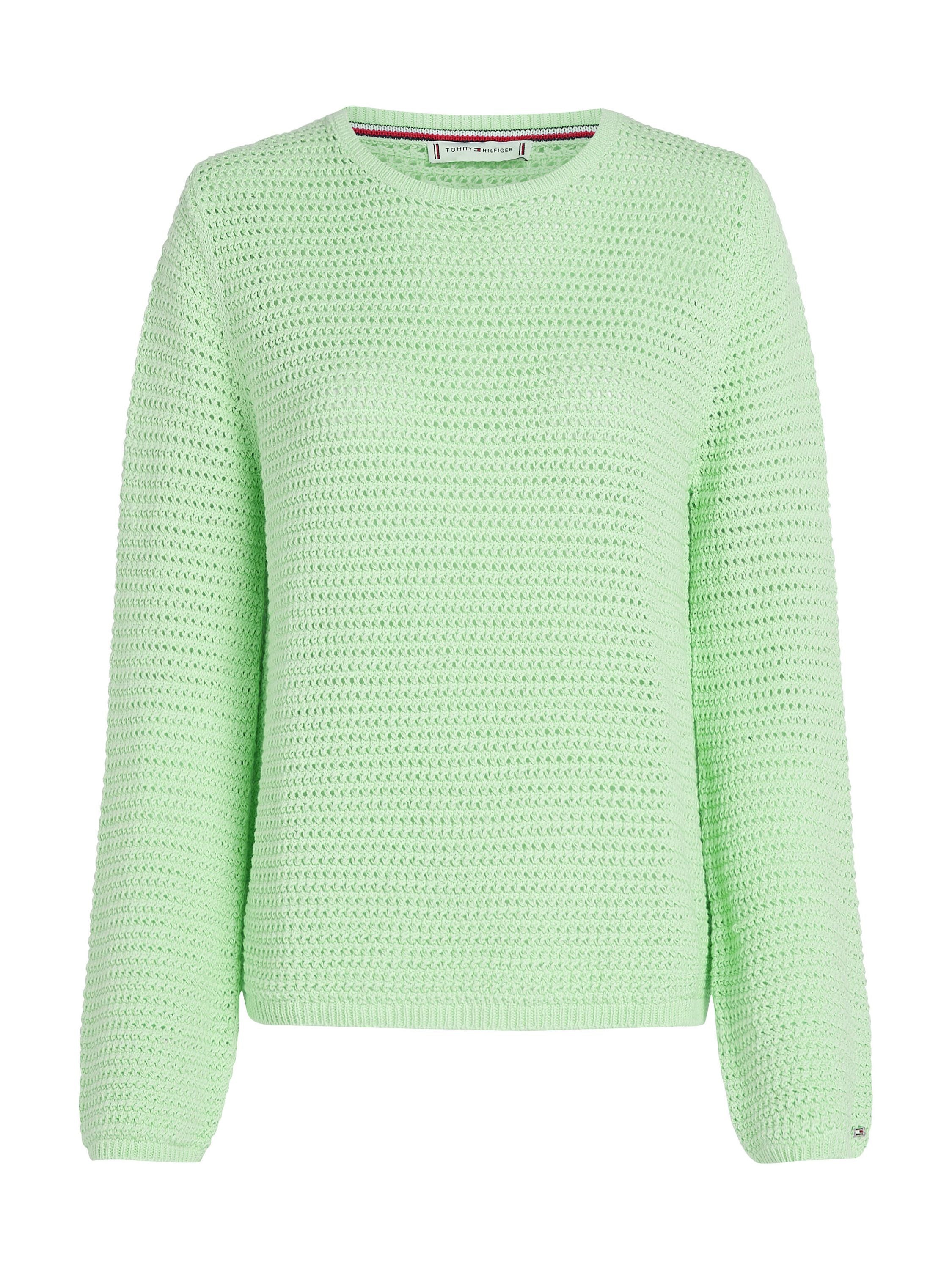 Strickpullover aus Baumwolle - LXY-GREEN - Grün