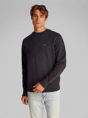 Sweatshirt aus Baumwolle - BA1-BLACK - Schwarz