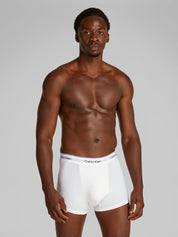 Relaxed Fit Trunks 3er-Pack - 100-WHITE - Weiß