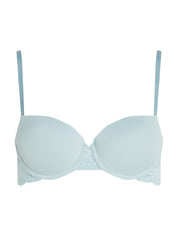 Balconette-BH mit Spitzendetails - 4A3-BLUE - Blau